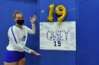 VB Inter squad match  Volleyball seniors Casey Dinga (#19) and Maggie Shafer (#6) are honored by the team during Senior Day festivities prior to their inter-squad match. : VB Intersquad, inter squad, inter-squad